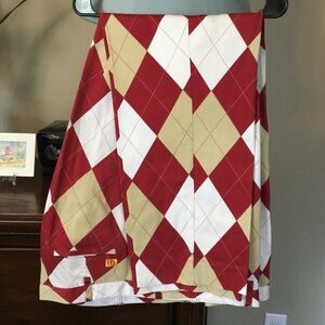 Loudmouth Golf-Men’s FSU Logo Crimson and Gold Argyle Pants